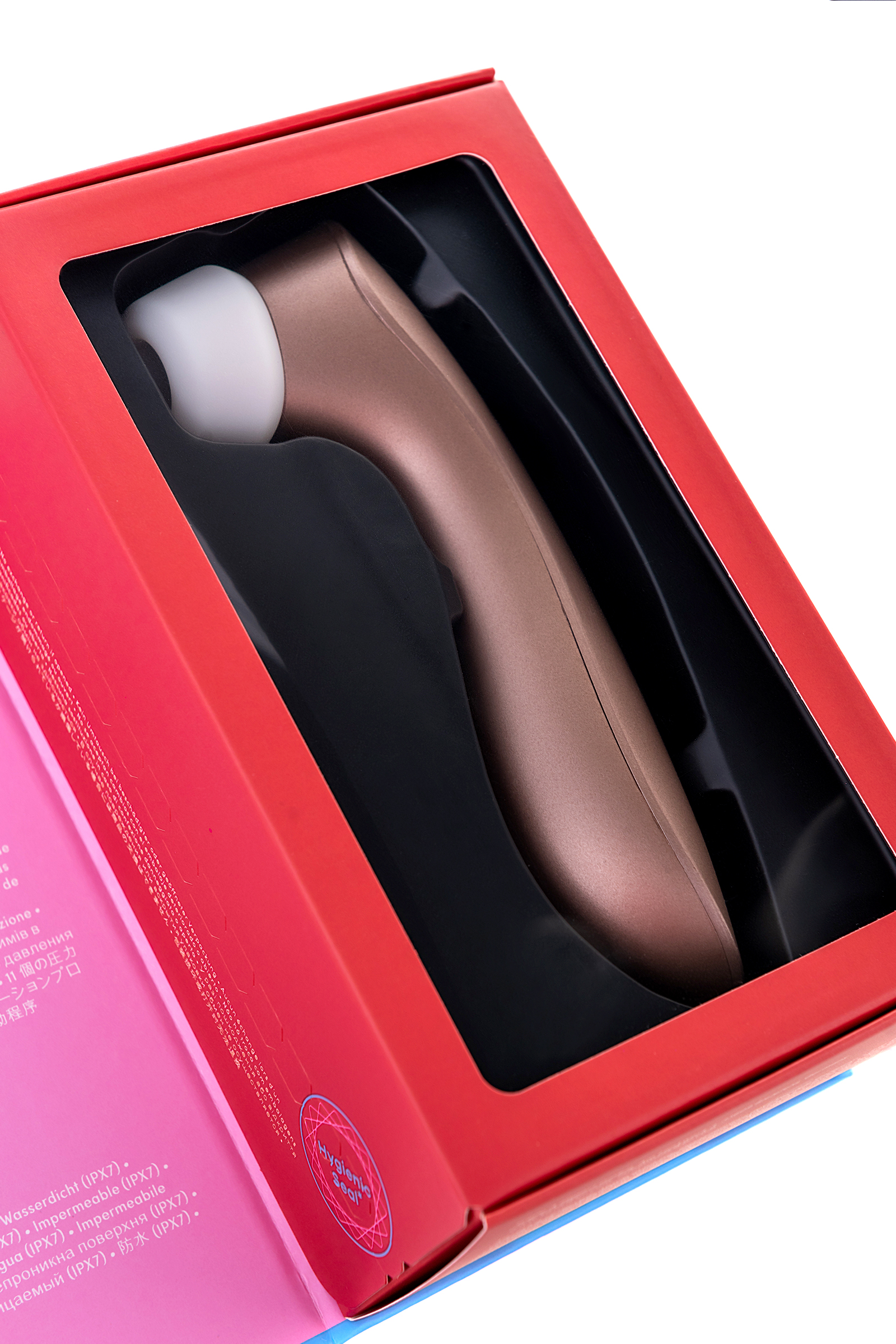 Вакуум-волновой бесконтактный стимулятор клитора Satisfyer PRO 2 Vibration, силикон, розовый, 15 см.. Фото N10