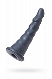 Насадка для страпона RealStick Strap-On Axel, PVC, чёрный, 17,5 см