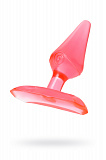 Анальная втулка TOYFA, ABS пластик, красная, 6,5 см, Ø 2,5 см