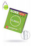 Презервативы Luxe, royal, classic, 18 см, 5,2 см, 3 шт. фото 1