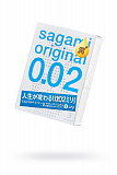 Презервативы Sagami, original 0.02, extra lub, полиуретан, 19 см, 3 шт. фото 1
